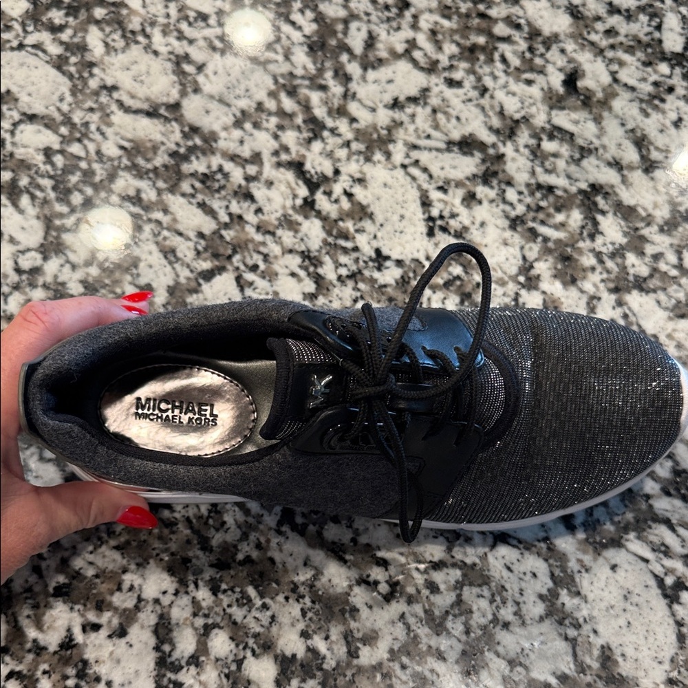 Michael Kors Sparkling Black Sneakers